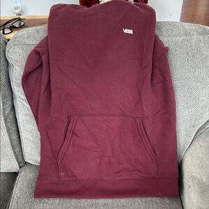 Vans Men's Burgundy hoodie